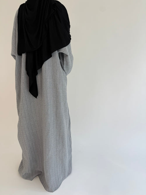 Grey Autumn abayah