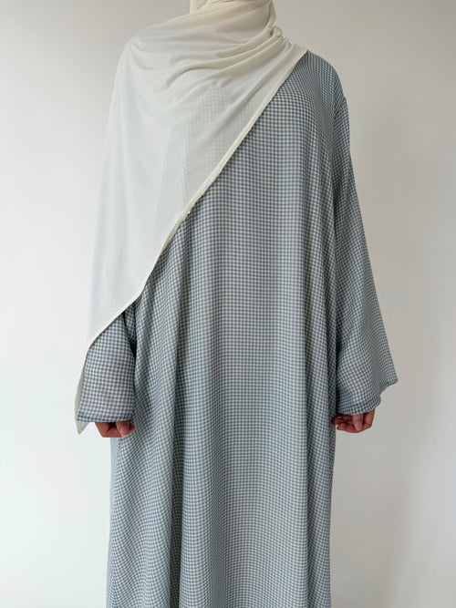 Blue Checkered Dress