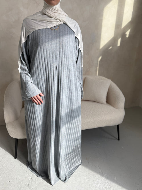 Grey Leila Zip Dress