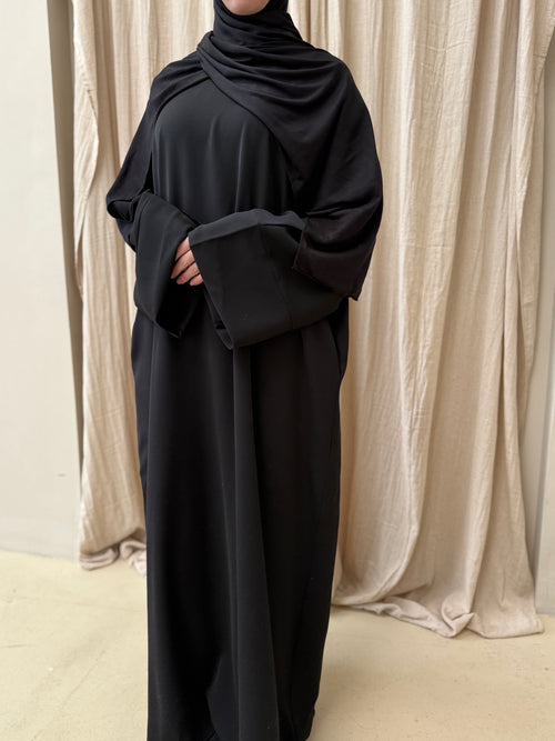 Premium Black Nida abayah