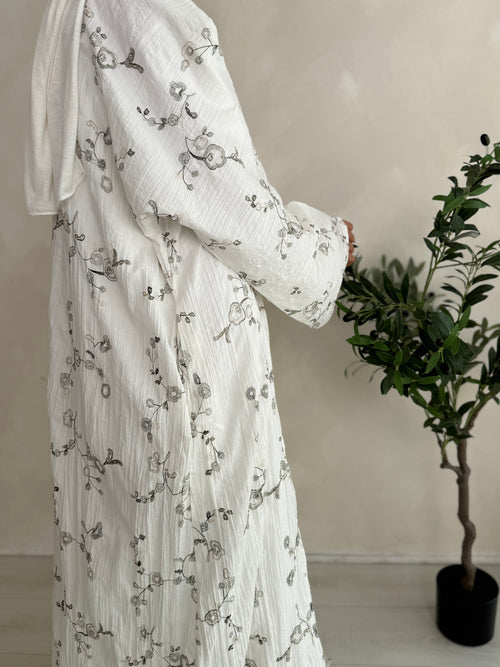 Green floral Cotton Kimono