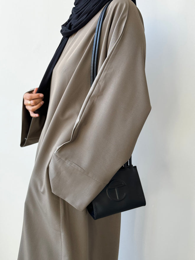 Stone basics Zip Abayah