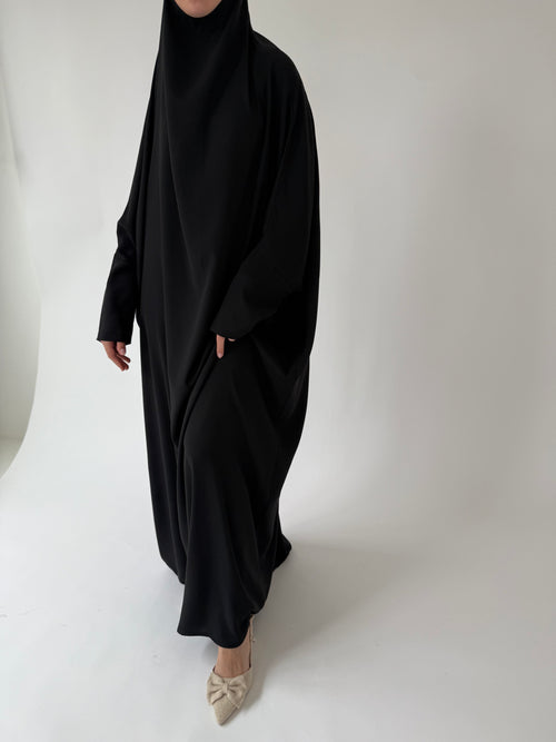 1 piece Jilbaab- Black