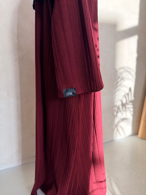 Dark Cherry Winter Dress