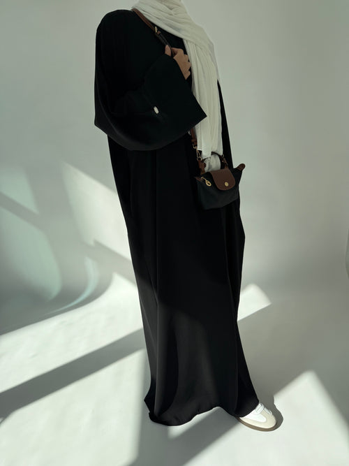 Soft Black abayah