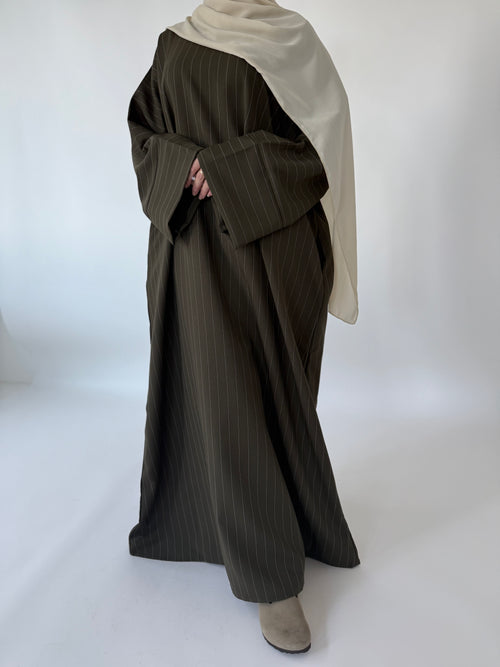 Olive Stripe abayah