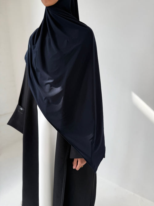 Deep Blue Premium Jersey Hijaab