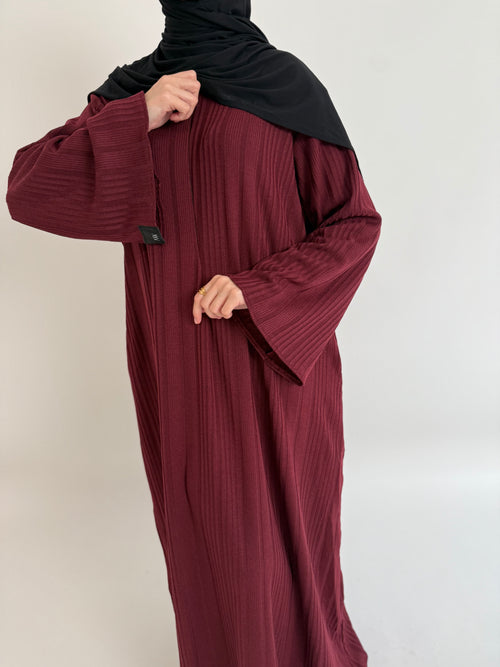 Dark Cherry Winter Dress ZIP
