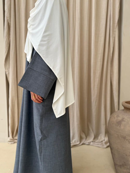 Ramadan Charcoal-Blue abayah