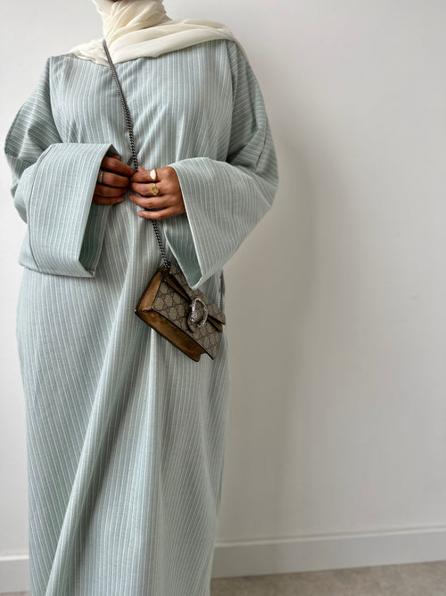 Sea blue abayah