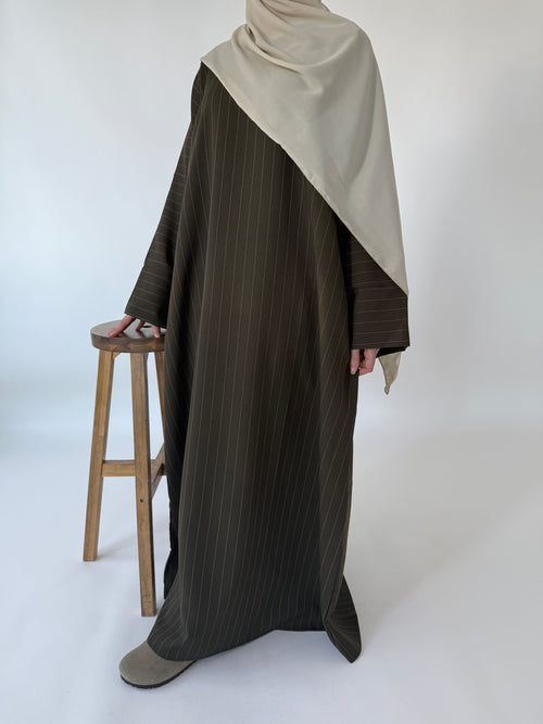 Olive Stripe abayah
