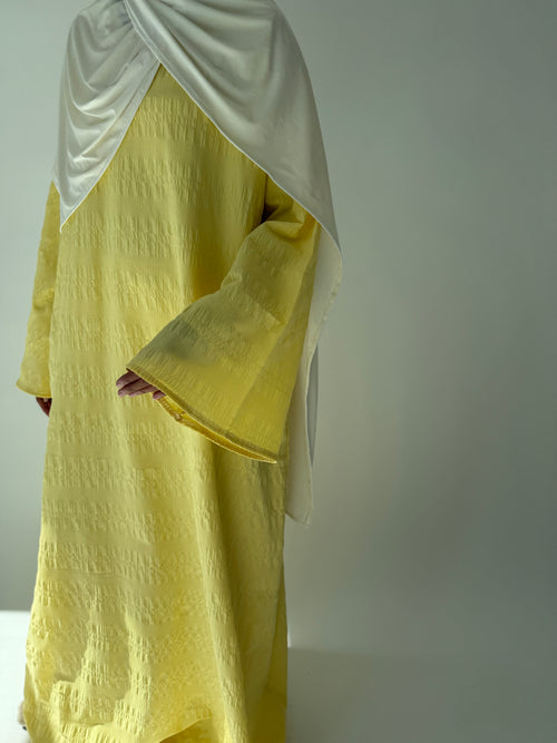 Butter yellow summer dress