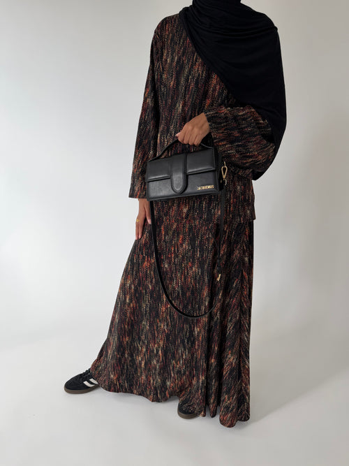 Black candy skirt set