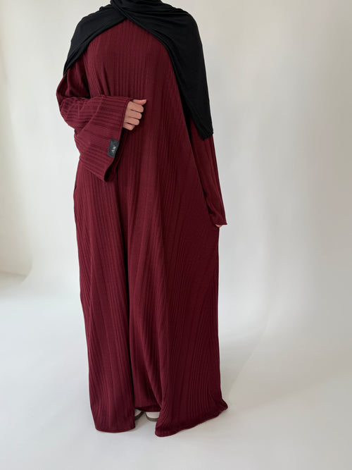 Dark Cherry Winter Dress