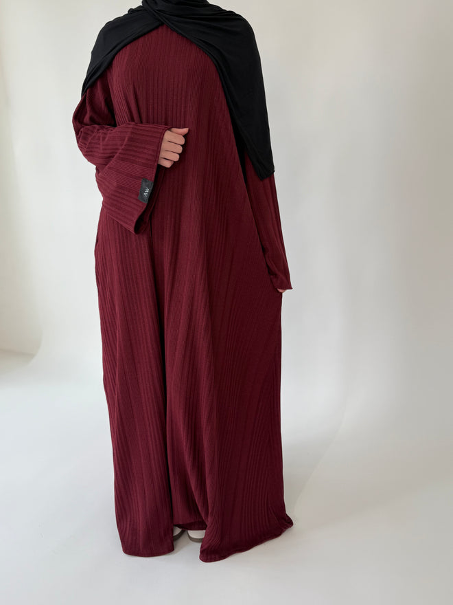 Dark Cherry Winter Dress