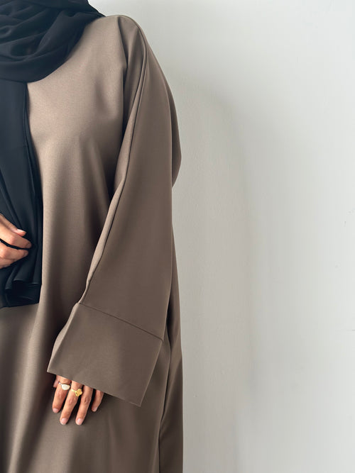 Taupe basics Abayah