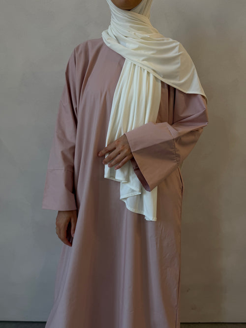 Pink Cotton abayah