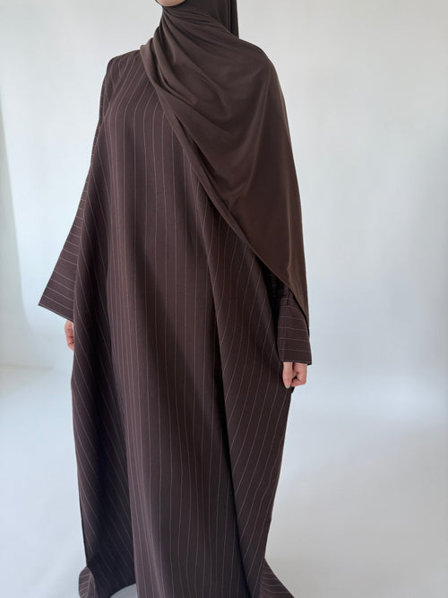 Walnut Stripe abayah