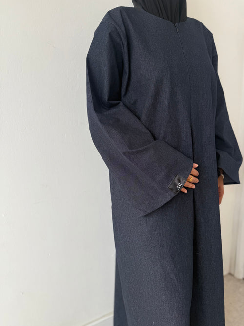 Denim pocket ZIP dress 2.0
