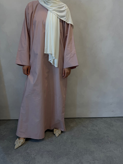 Pink Cotton abayah