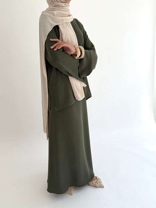 Large Chiffon hijaab: Beige