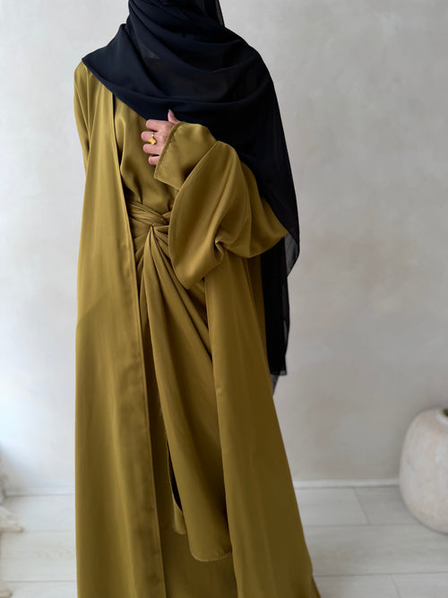 ZAHRA wrap 3-piece set: Olive