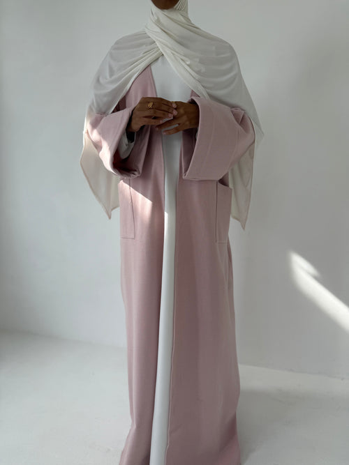 Pink Cloud Coat Abayah