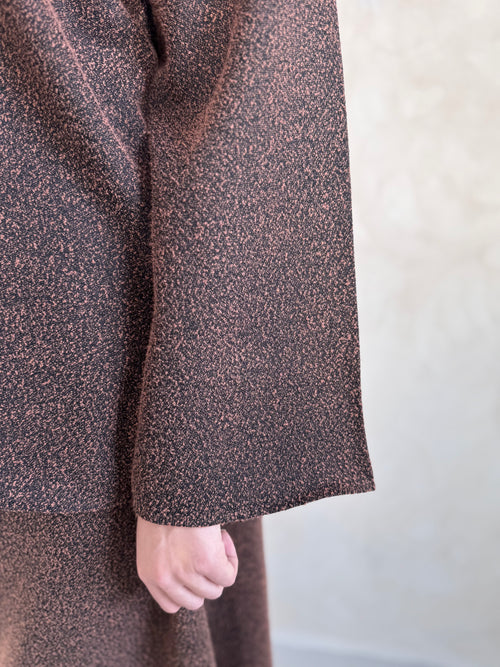 Brown Winter co-ord skirt set
