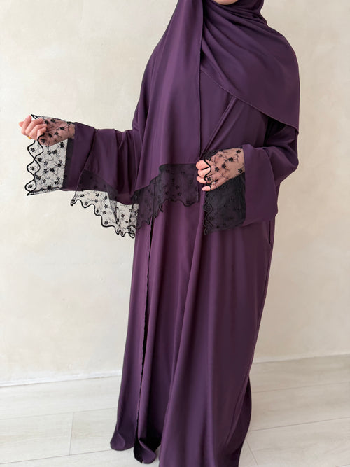 Midnight Purple Lace (3-piece Set)