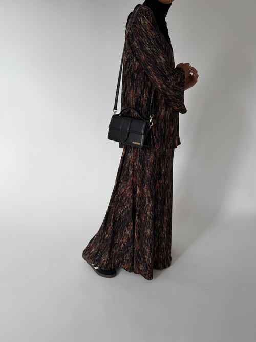 Black candy skirt set