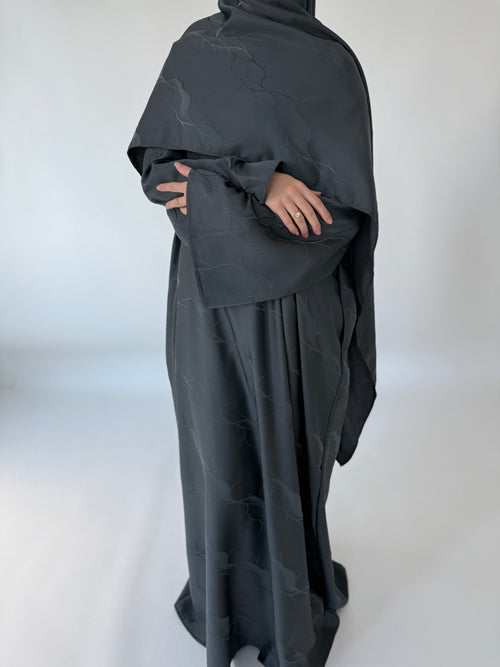 Graphite Abayah Set
