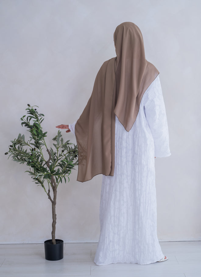 White Lilly Cotton Kimono