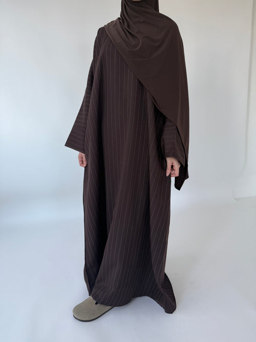 Walnut Stripe abayah