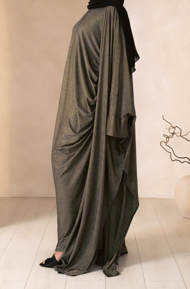 Midnight gold Khaleegi set