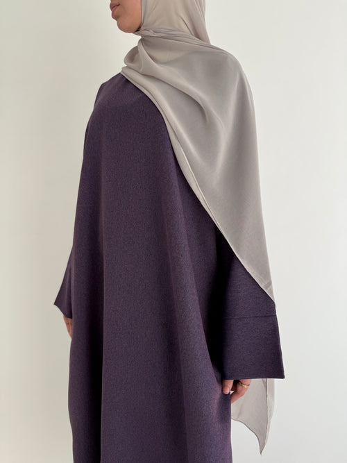 Textured purple abayah
