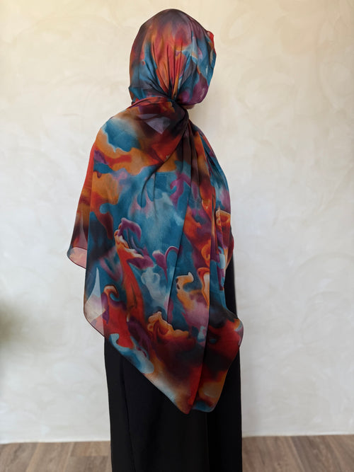 Printed Silk Hijaabs 2
