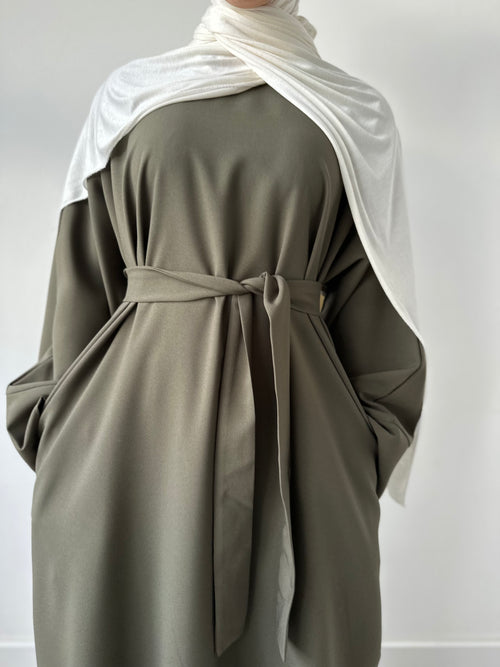 Khaki basics abayah