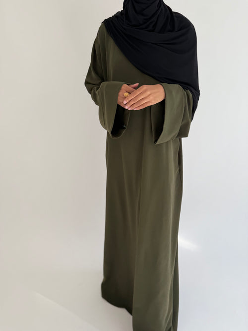 Soft Olive Abayah