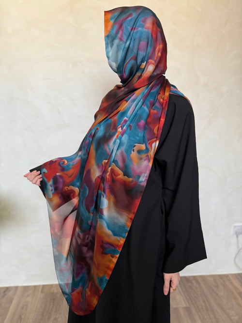 Printed Silk Hijaabs 2