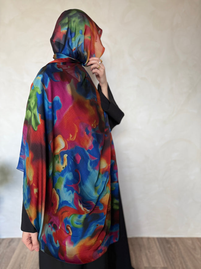 Printed Silk Hijaabs 5