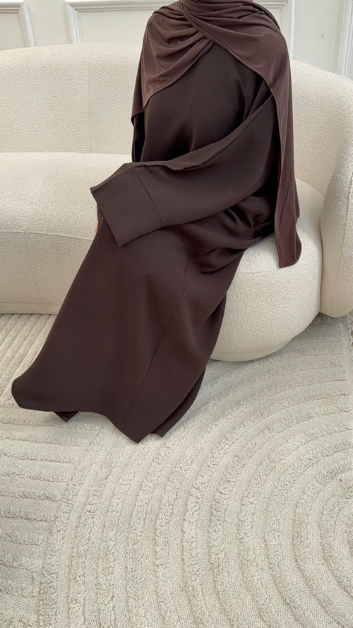 Brown Premium Jersey Hijaab