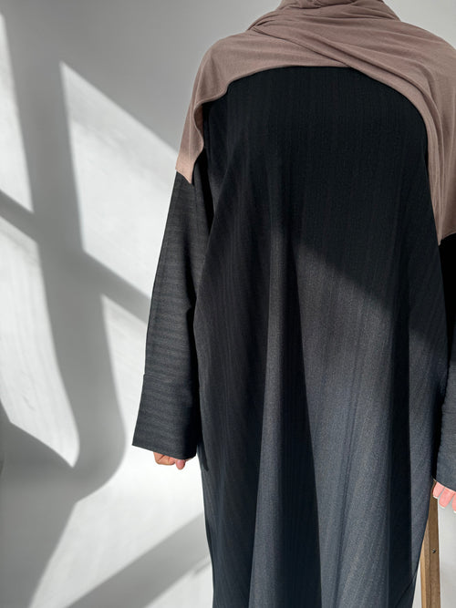 Moss pinstripe 2.0 abayah (Large)