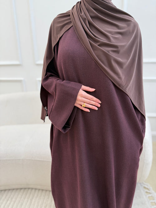 Brown Premium Jersey Hijaab