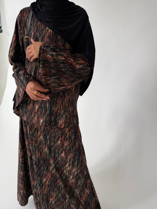 Black candy skirt set