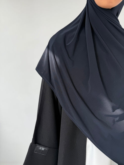 Deep Blue Premium Jersey Hijaab