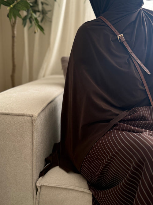 Almond Stripe abayah
