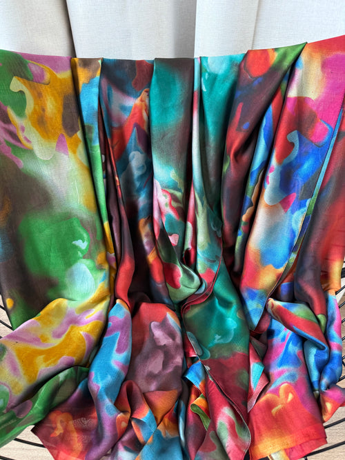 Printed Silk Hijaabs 1