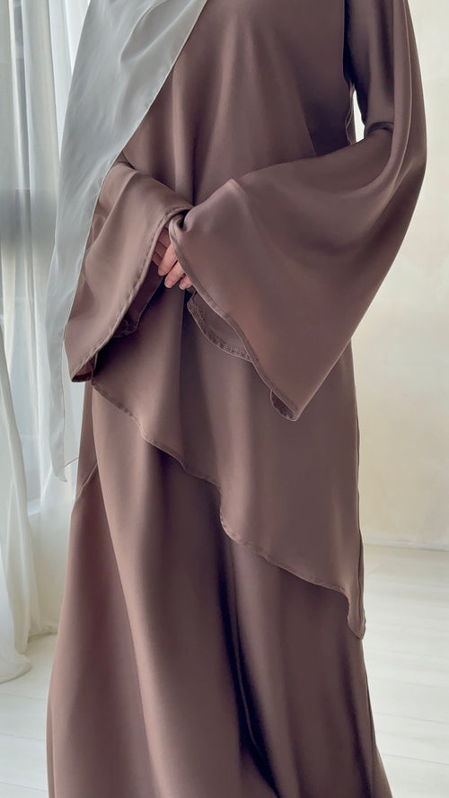Asymmetrical 2-piece set: Rose gold