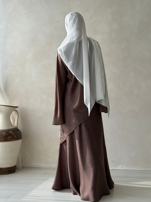 Asymmetrical 2-piece set: Rose gold