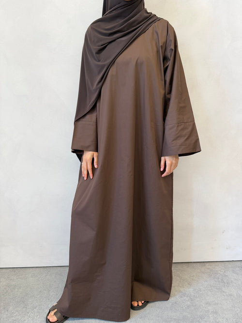 Chocolate Cotton abayah